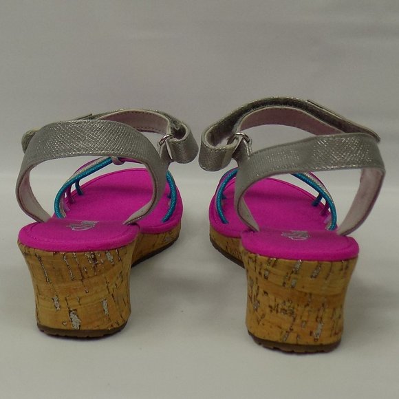 Skechers KIDS Tikis 86411L Silver/Multi Size 5 - Picture 2 of 12